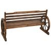 vidaXL Garden Bench 142 cm Solid Firwood