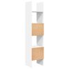 vidaXL Book Cabinet White 40x35x180 cm Engineered Wood