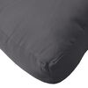 vidaXL Pallet Cushion Anthracite 70x70x12 cm Fabric