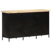 vidaXL Sideboard 140x38x76 cm Rough Mango Wood