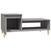 vidaXL Coffee Table Grey Sonoma 100x50x45 cm Engineered Wood