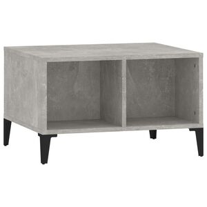 vidaXL Coffee Table Concrete Grey 60x50x36.5 cm Engineered Wood