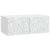 vidaXL Wall-Mounted TV Cabinet 59.5 x 41 x 30 cm White Engineered Wood