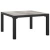 vidaXL Garden Coffee Table Grey 55x55x31 cm DPC and Steel