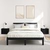 vidaXL Bedside Cabinets 2 pcs Black 40x30x30 cm Engineered Wood
