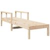 vidaXL Sun Lounger 199.5x62x55 cm Solid Wood Pine