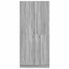 vidaXL Wardrobe Grey Sonoma 80x50x180 cm Engineered Wood