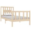 vidaXL Bed Frame without Mattress Solid Wood 90x190 cm Single Single