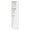 vidaXL Corner Cabinet White 27.5 x 27 x 102 cm Engineered Wood