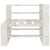 vidaXL 6 Piece Garden Pallet Lounge Set Wood White