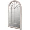 vidaXL Rustic Arch Garden Mirror 60x116 cm for Indoor and Outdoor Use