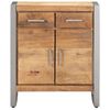 vidaXL Sideboard 60x35x72 cm Rough Mango Wood