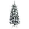 vidaXL Artificial Hinged Christmas Tree 150 LEDs & Ball Set 150 cm