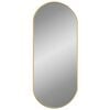 vidaXL Wall Mirror Gold 70x30 cm Oval