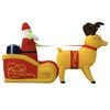 vidaXL Christmas Inflatable Santa and Reindeer Decoration LED 130 cm
