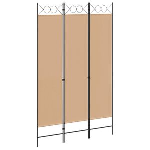vidaXL 4-Panel Room Divider Black 160x200 cm Fabric