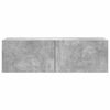 vidaXL 6 Piece TV Cabinet Set Concrete Grey Engineered Wood