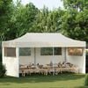 vidaXL Cream Foldable Pop-up Party Tent 3 x 6 m