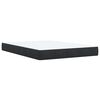 vidaXL Box Spring Bed with Mattress Black Double Velvet