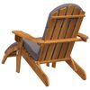vidaXL Adirondack Garden Chair with Footrest Solid Wood Acacia