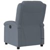 vidaXL Electric Massage Recliner Chair Dark Grey Velvet