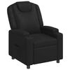 vidaXL Recliner Chair Black 75 x 95 x 106 cm Fabric