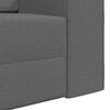 vidaXL Sofa Bed 200cm Dark Grey Fabric