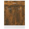 vidaXL Drawer Bottom Cabinet Lyon Smoked Oak 60x46x81.5 cm Engineered Wood