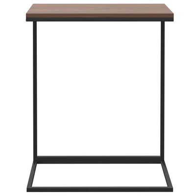 vidaXL Side Table Black 55x35x66 cm Engineered Wood