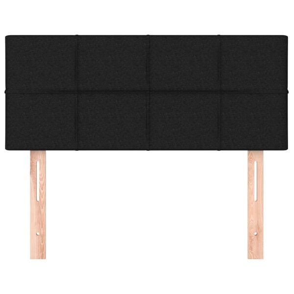 vidaXL Headboard Black 100x5x78/88 cm Fabric