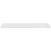 vidaXL Floating Wall Shelves 4 pcs High Gloss White 120x23.5x3.8 cm MDF