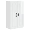 vidaXL Wall Cabinet PORTO High Gloss White 60 x 31 x 100 cm