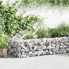 vidaXL Gabion Wall Galvanised Steel 630x30x50 cm