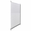 Plisse Blind 60x125cm White Pleated Blind