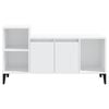 vidaXL TV Cabinet White 100x35x55 cm Engineered Wood