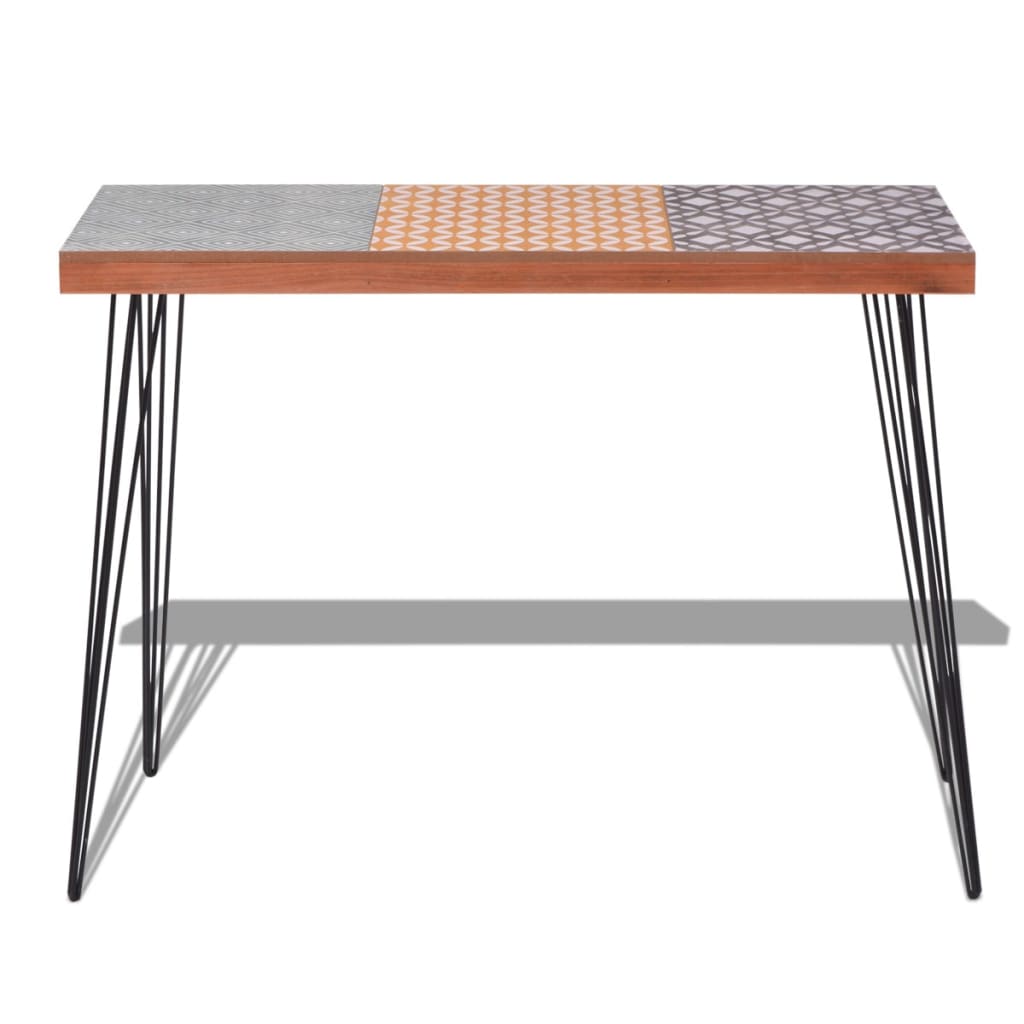 vidaXL Console Table 90x30x71.5 cm Brown