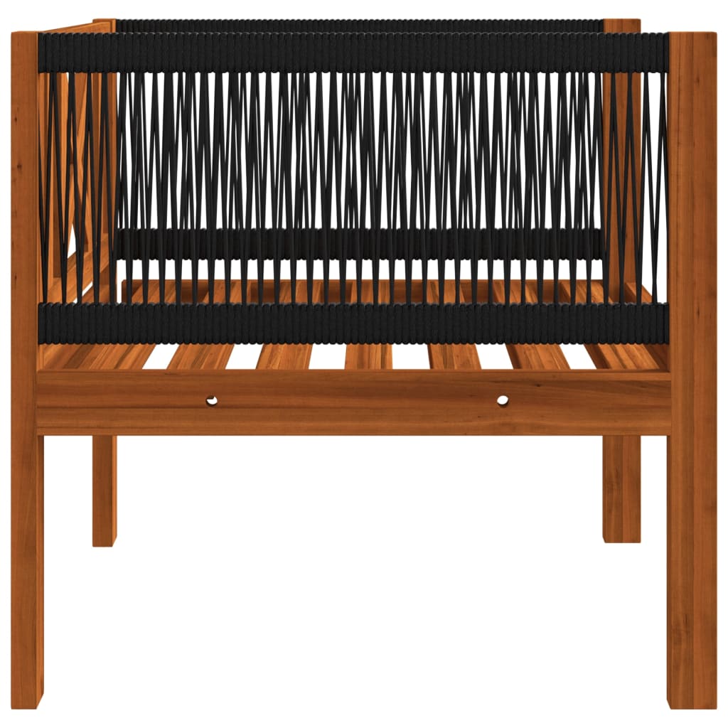 vidaXL Garden Chair with cushion Solid Acacia Wood