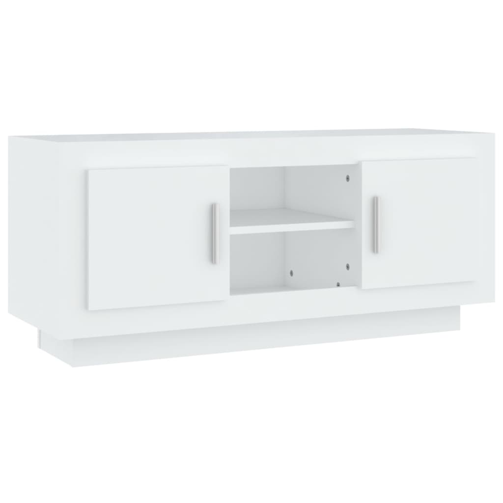 vidaXL TV Cabinet White 102x35x45 cm Engineered Wood