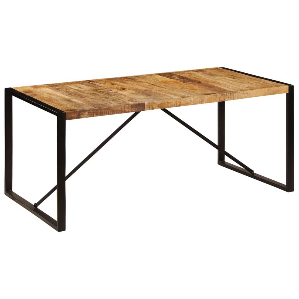 vidaXL Dining Table 180x90x75 cm Solid Mango Wood