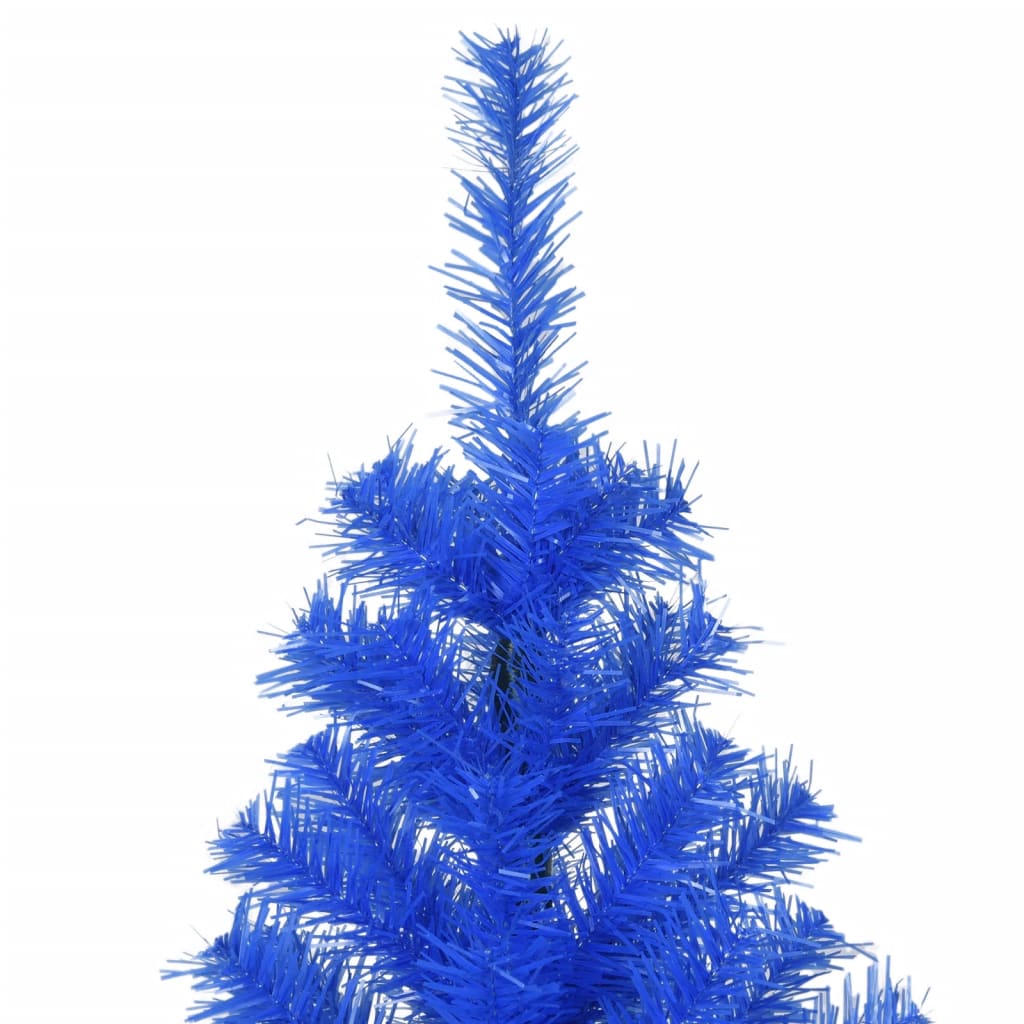 vidaXL Artificial Christmas Tree with Stand Blue 240 cm PVC