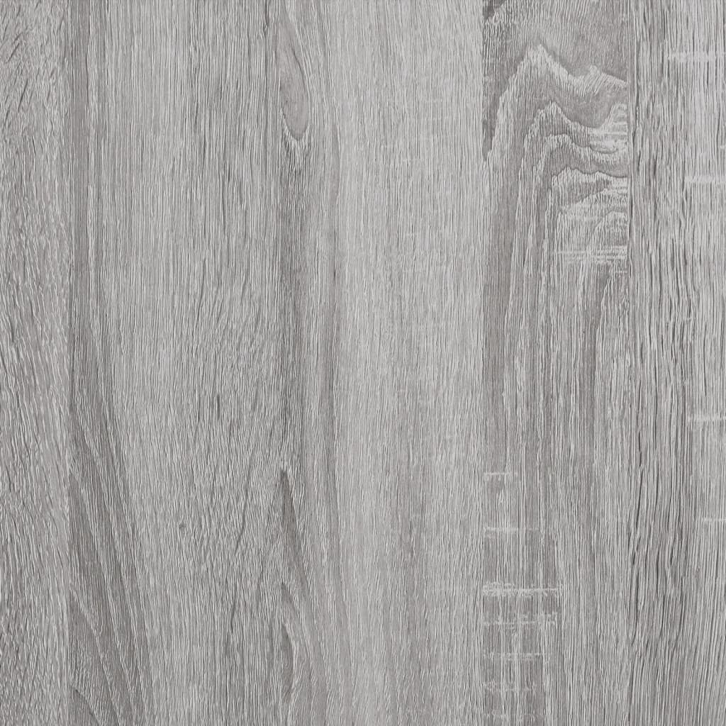 vidaXL Shoe Cabinet Grey Sonoma 150x35x45 cm Engineered Wood