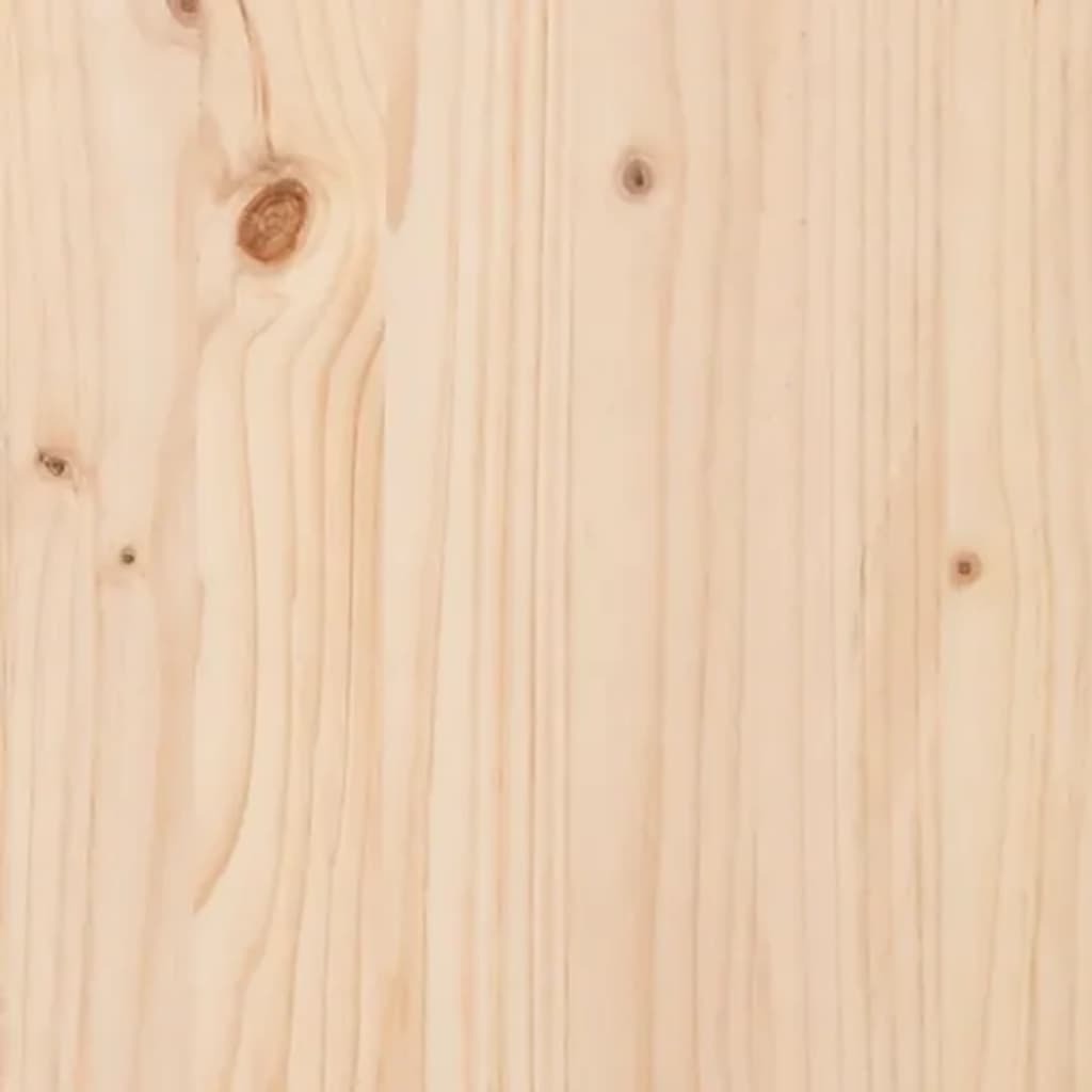 vidaXL Planter with Shelf 111.5x111.5x81 cm Solid Wood Pine