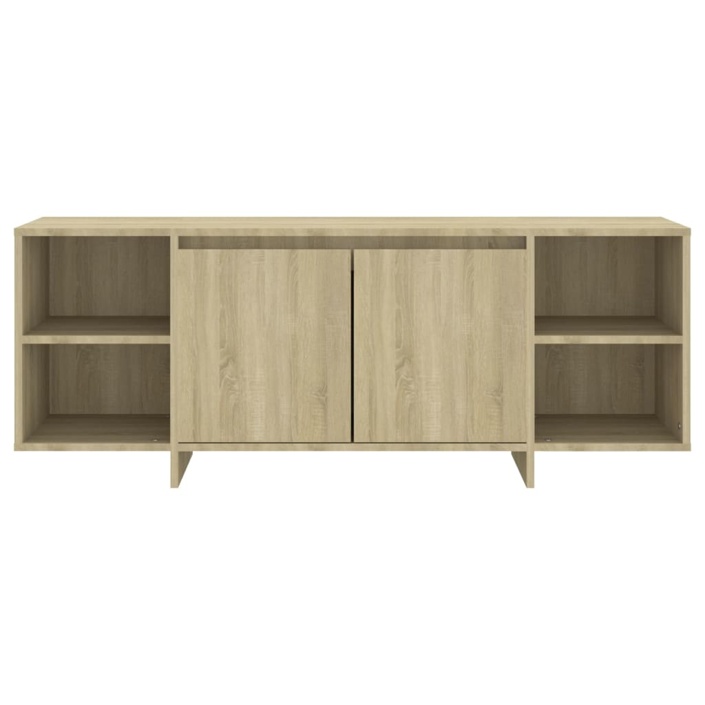 vidaXL TV Cabinet Sonoma Oak 130x35x50 cm Engineered Wood