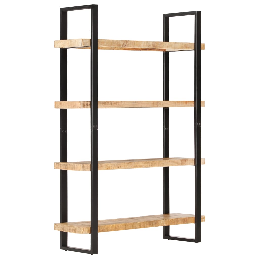 vidaXL 4-Tier Bookcase 120x40x180 cm Rough Mango Wood
