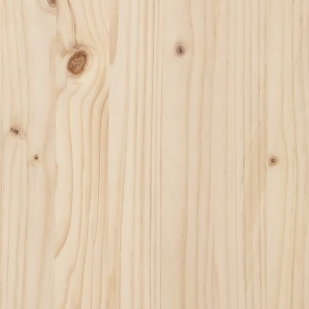 vidaXL Wall Headboard 96x3x63 cm Solid Wood Pine