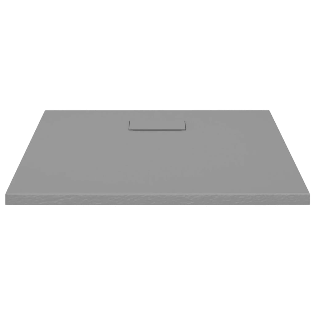 vidaXL Shower Base Tray SMC Grey 90x90 cm