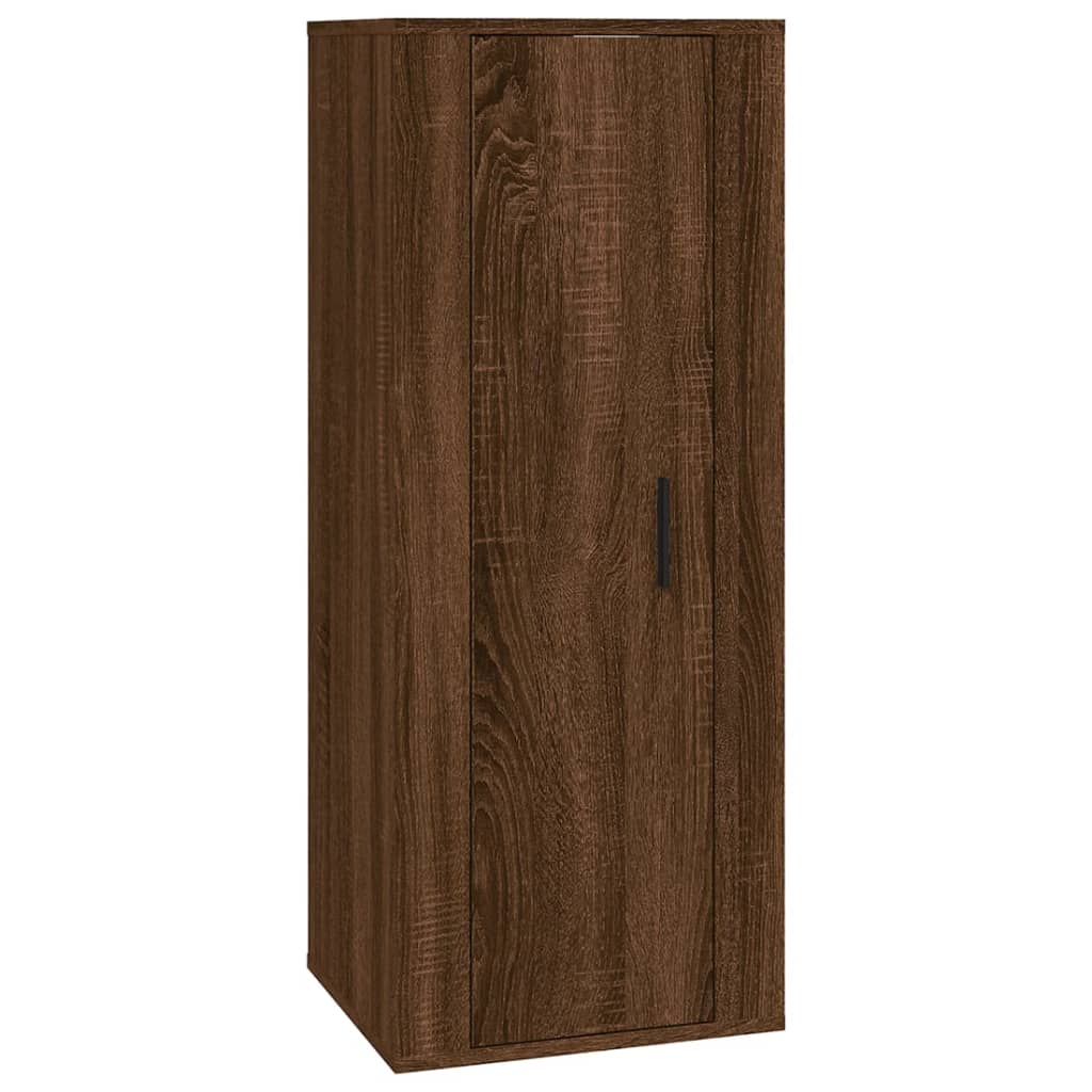 vidaXL Wall Mounted TV Cabinet Brown Oak 40x34,5x100 cm