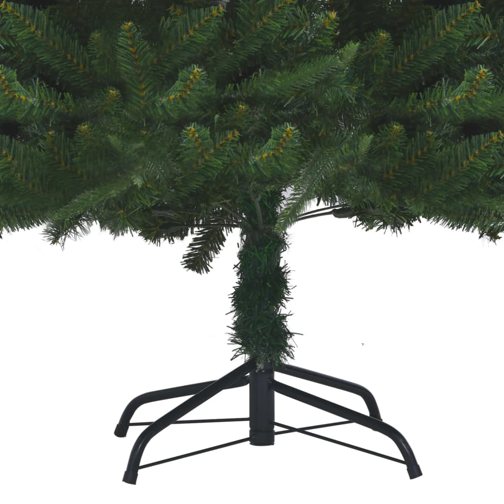 vidaXL Artificial Pre-lit Christmas Tree Green 180 cm PVC&PE
