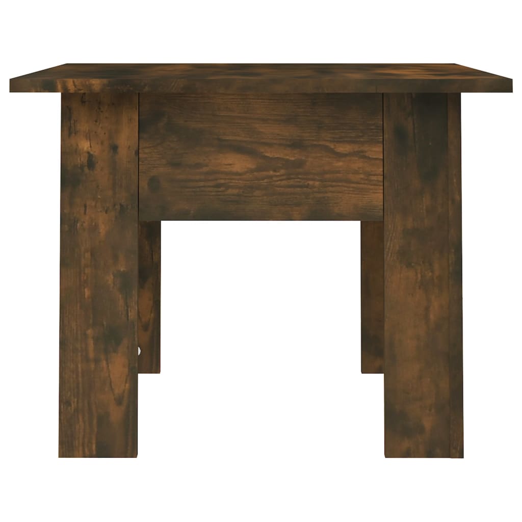 vidaXL Coffee Table Smoked Oak 55x55x42 cm Engineered Wood