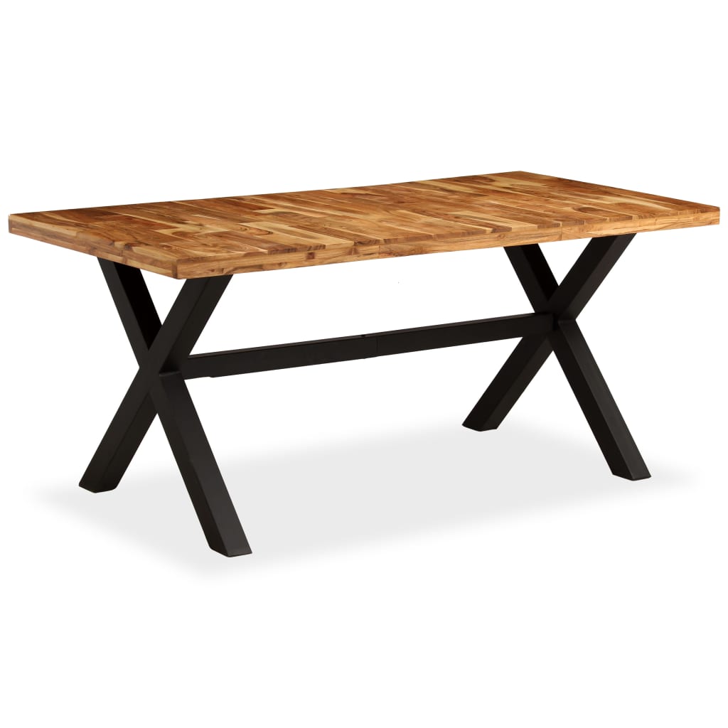 vidaXL Dining Table Solid Acacia and Mango Wood 180x90x76 cm